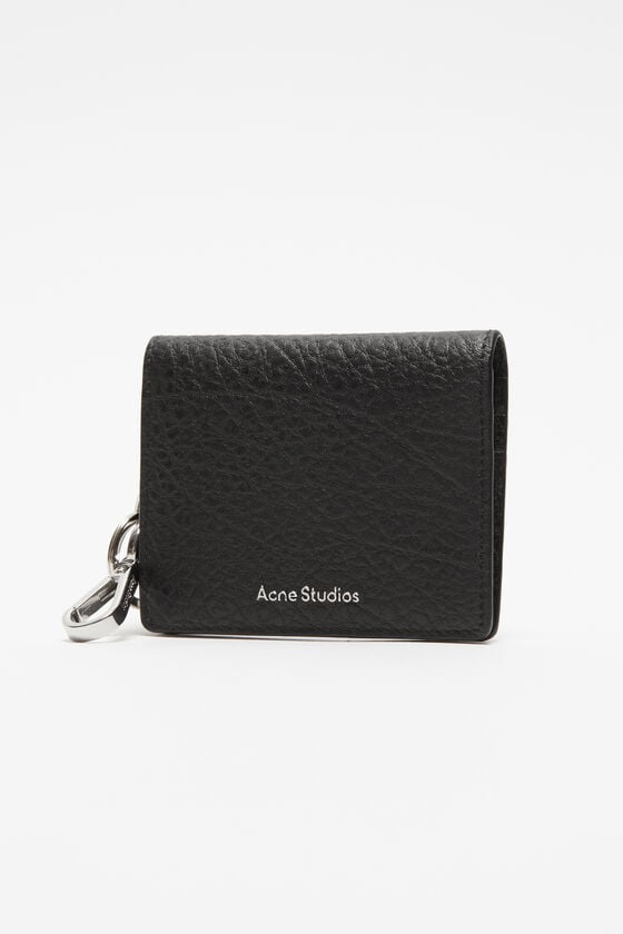 Acne Studios Gefaltete Lederbrieftasche Lagerräumung