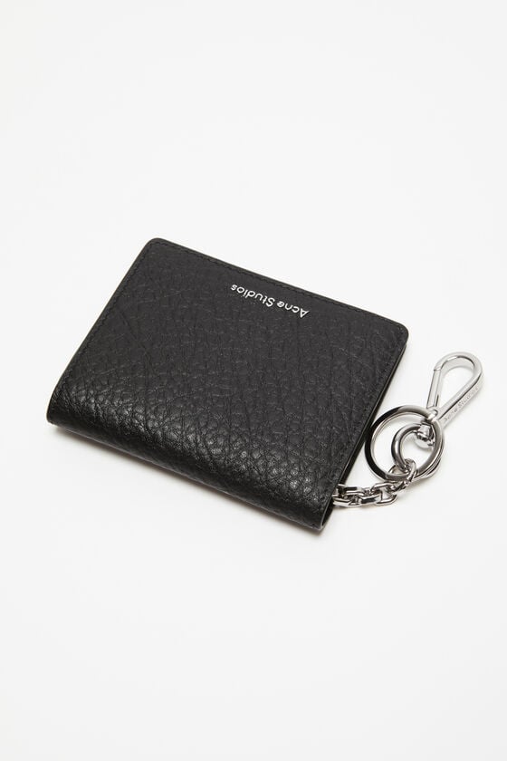 Acne Studios Gefaltete Lederbrieftasche Lagerräumung