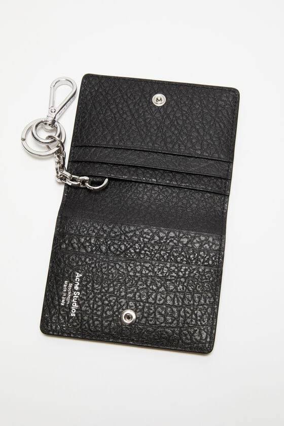 Acne Studios Gefaltete Lederbrieftasche Lagerräumung