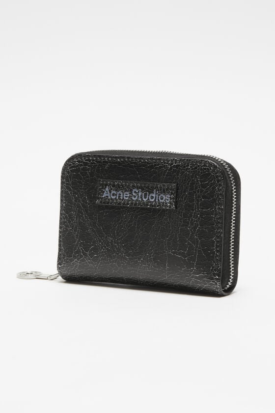 Acne Studios Leder-Portemonnaie mit Reißverschluss Neuheiten
