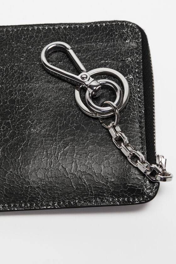 Acne Studios Portemonnaie aus Leder mit Reißverschluss Bestseller