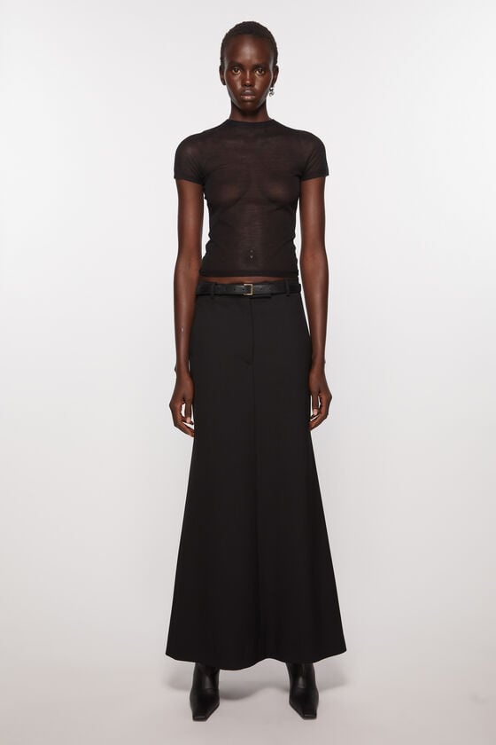 Acne Studios Ledergürtel mit Schnalle Letzte 2 Tage