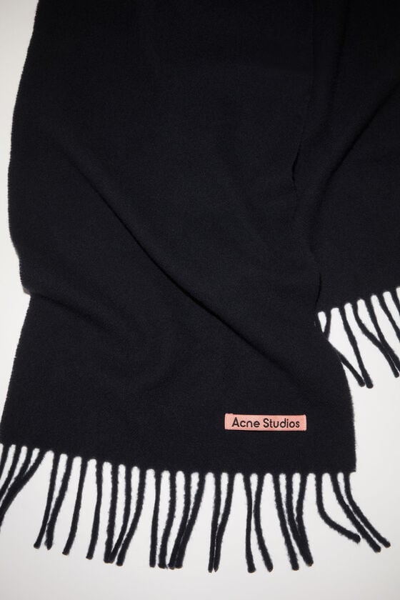 Acne Studios Fringe wool scarf - skinny Letzter Tag