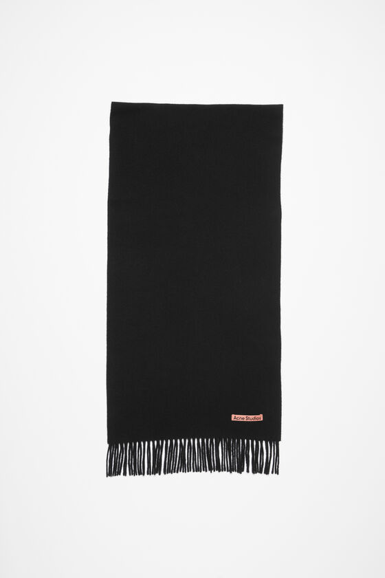 Acne Studios Schmaler Fransen-Schal aus Wolle