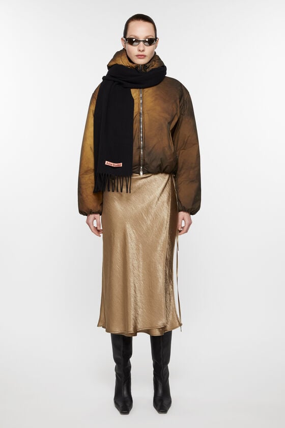 Acne Studios Schmaler Fransen-Schal aus Wolle Bis zu 55% Rabatt