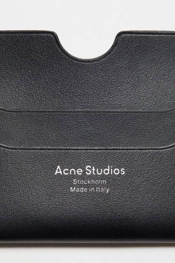 Acne Studios Ledernes Karten-Etui Discount Store für neue Produkte