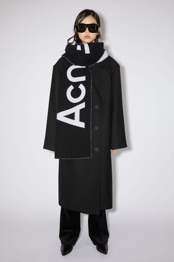 Acne Studios Schal mit Logo-Jacquardmuster Clearance-Verkauf