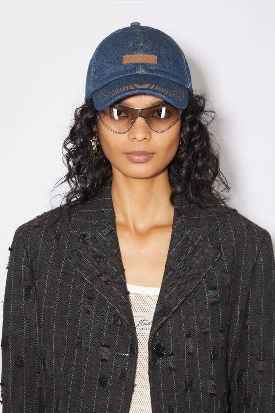 Acne Studios Denim-Baseballkappe Outlet