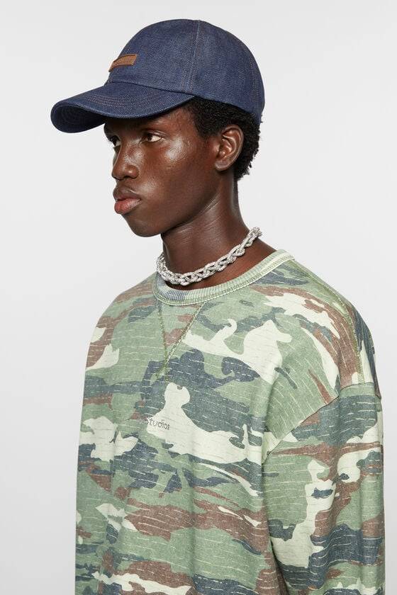 Acne Studios Denim-Baseballkappe Outlet
