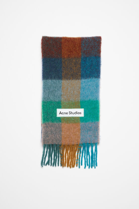 Acne Studios Karierter Schal aus Mohair Angebote