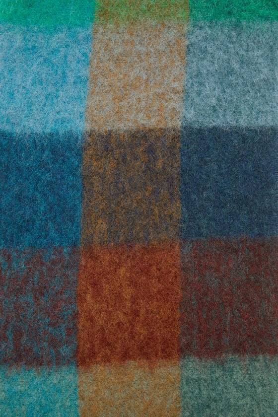Acne Studios Karierter Schal aus Mohair Angebote