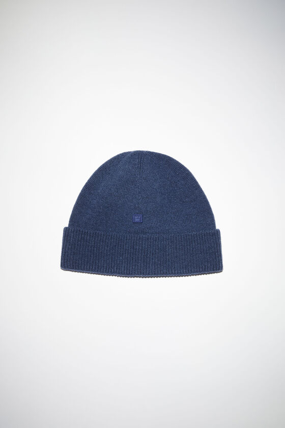 Acne Studios Beanie mit Micro-Face-Aufnäher Schlussverkauf