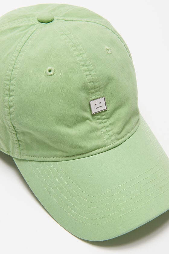 Acne Studios Aufgesetzte Kappe mit Face-Logo Fabrikverkauf