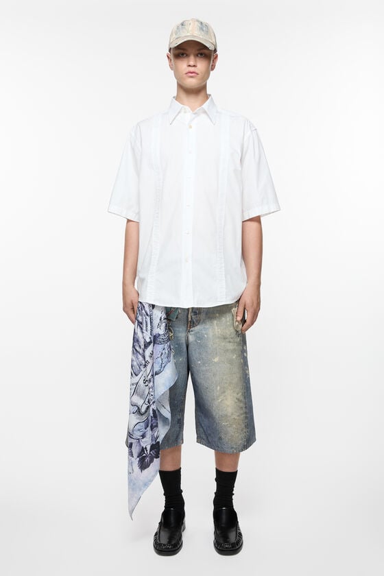 Acne Studios Bedruckter Seidenschal Fabrikpreis