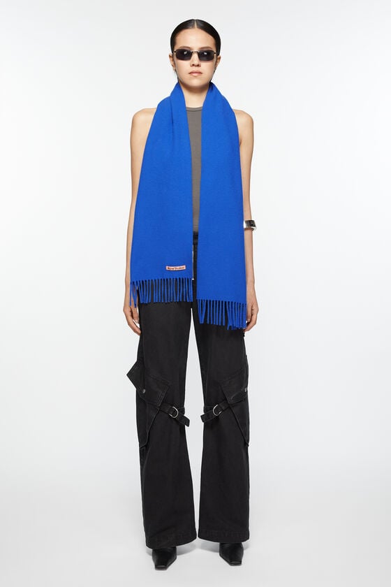 Acne Studios Schmaler Fransen-Schal aus Wolle Black Friday