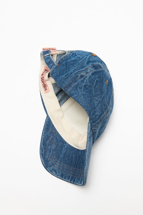 Acne Studios Baseballkappe aus Denim Weihnachtsangebot