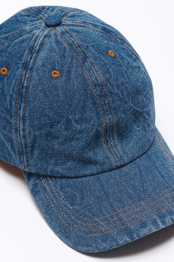 Acne Studios Baseballkappe aus Denim Weihnachtsangebot