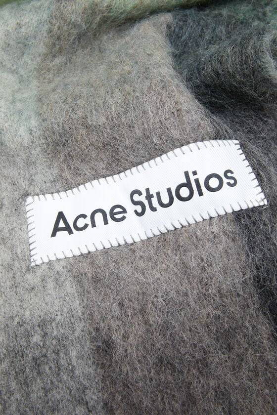 Acne Studios Karierter Schal aus Mohair Muttertagsangebot