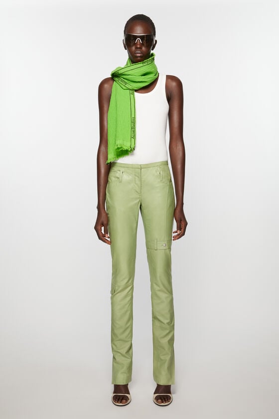 Acne Studios Schal mit Logo-Tape Vatertagsangebot