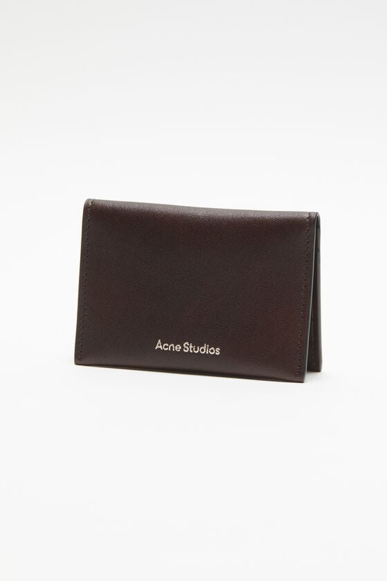 Acne Studios Gefaltete Lederbrieftasche Blitzangebot