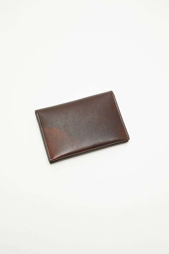 Acne Studios Gefaltete Lederbrieftasche Blitzangebot