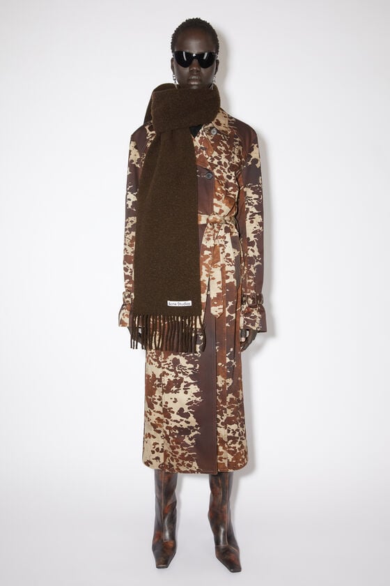 Acne Studios Fransen-Schal aus Wolle Letzte 3 Tage