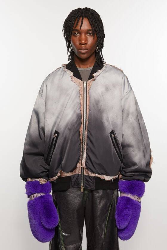 Acne Studios Flauschige Fäustlinge mit Schnalle Neueste Stile