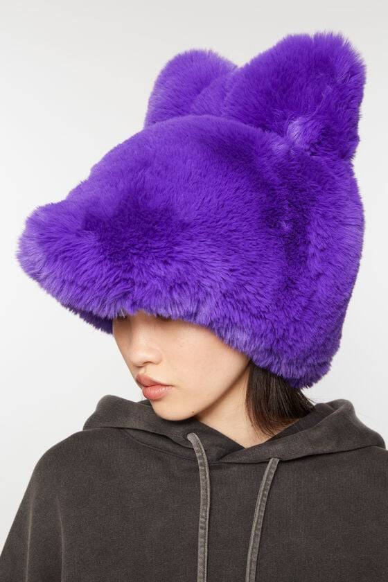 Acne Studios Flauschige Mütze mit Schleife Zeitbegrenzte Promotion