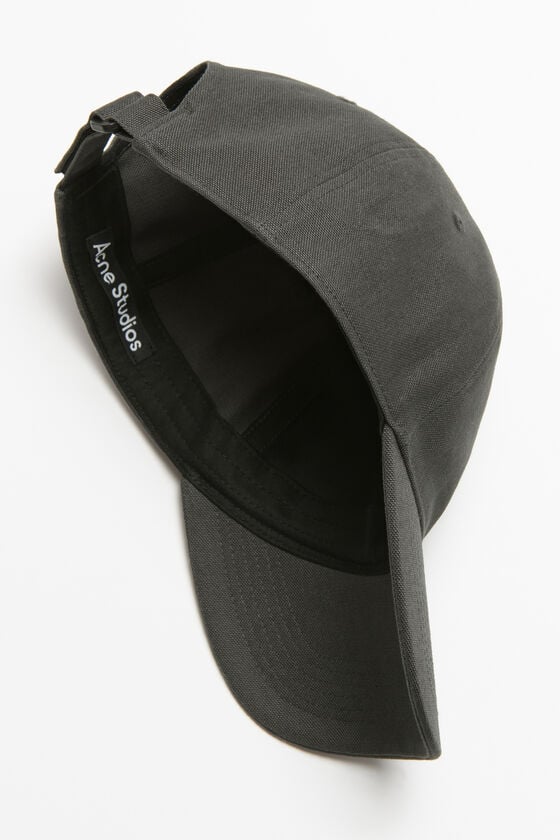 Acne Studios Leder Face-Patch Kappe Bis zu 60% Rabatt