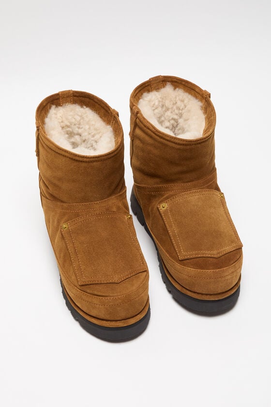 Acne Studios Lederjacke mit Shearling Bis zu 65% Rabatt