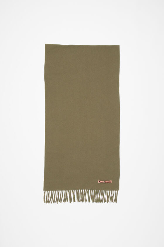 Acne Studios Schmaler Fransen-Schal aus Wolle Super Rabatt