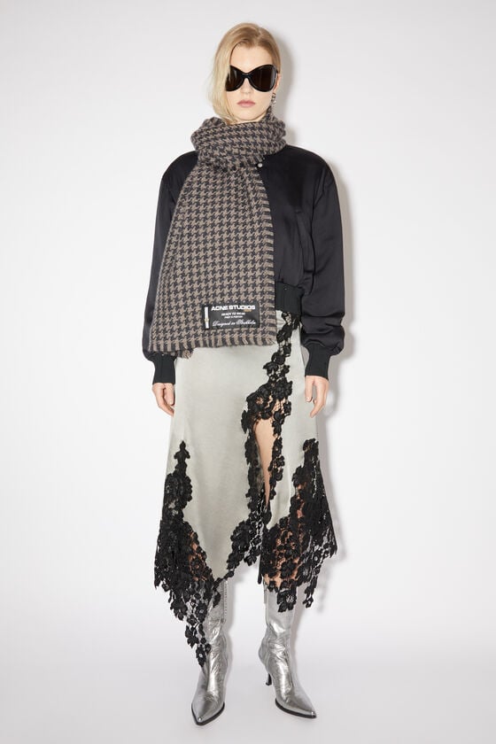 Acne Studios Wollschal mit Hahnentrittmuster Kostenloser Versand international