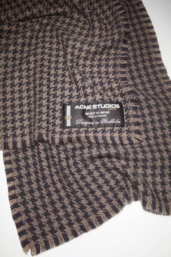 Acne Studios Wollschal mit Hahnentrittmuster Kostenloser Versand international