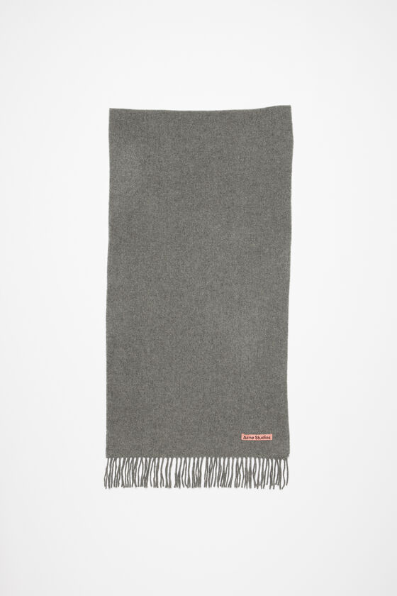 Acne Studios Schmaler Fransen-Schal aus Wolle
