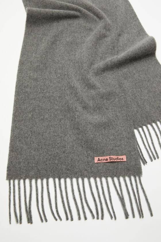 Acne Studios Schmaler Fransen-Schal aus Wolle zollfrei