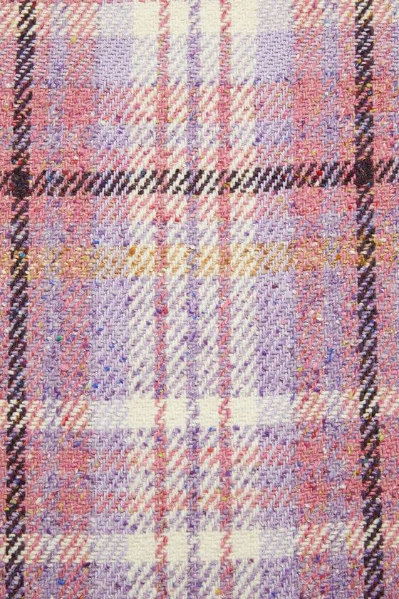 Acne Studios Fransen-Schal mit Karomuster Schlussverkauf