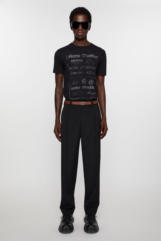 Acne Studios Ledergürtel mit Schnalle Rabatt
