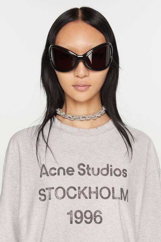 Acne Studios Halskette mit Kristallkordeldesign Großer Ausverkauf