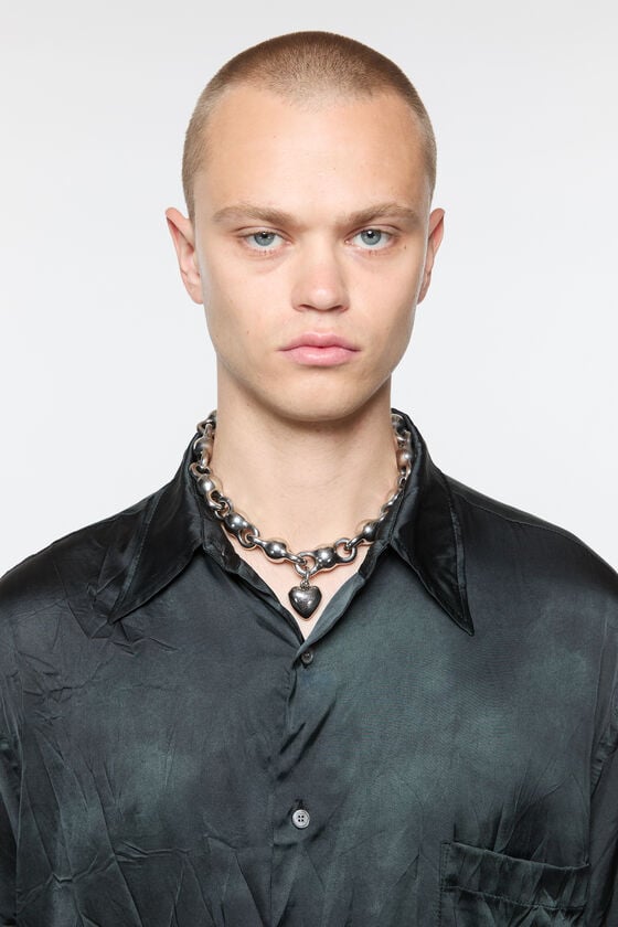 Acne Studios Halskette mit Herzanhänger Flash Sale