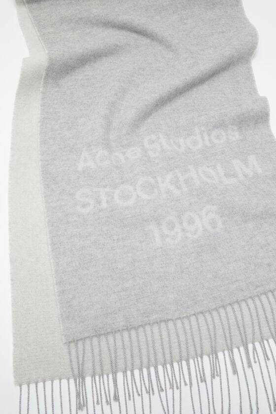 Acne Studios Logo wool scarf Preisnachlass