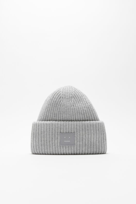 Acne Studios Mütze mit großem Face-Logo Black Friday