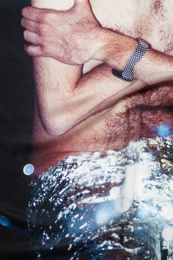 Acne Studios Bedruckter Seidenschal Große Rabatte