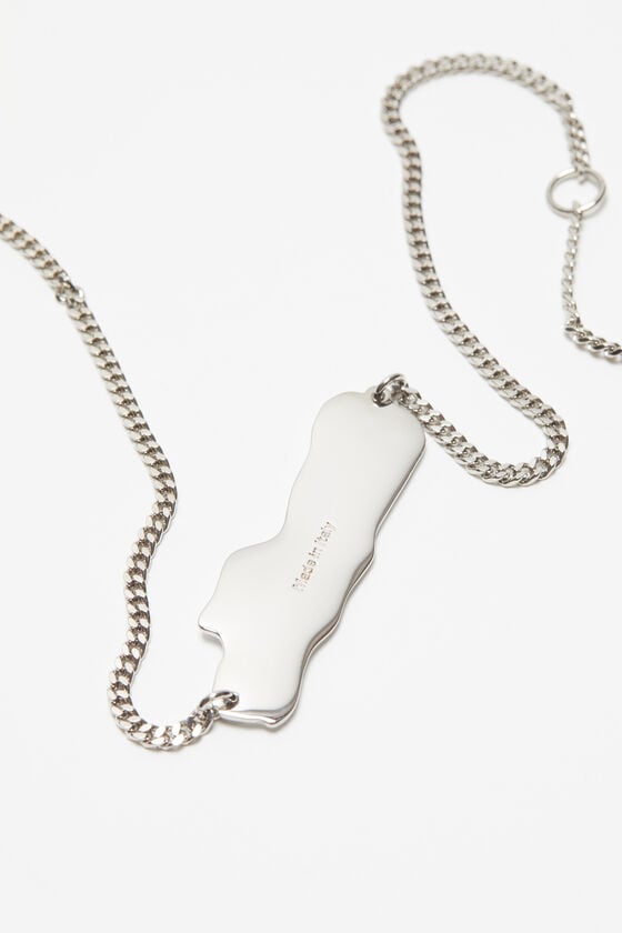 Acne Studios Halskette mit Logo-Label Saisonale Angebote