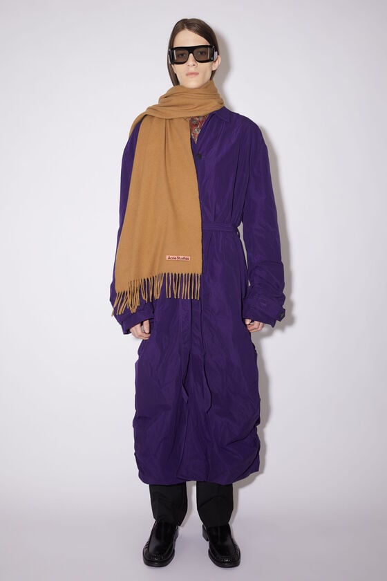 Acne Studios Schmaler Fransen-Schal aus Kaschmir Sonderangebote