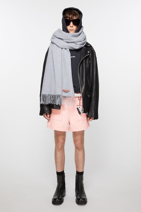 Acne Studios Oversized-Wollschal mit Fransen Wochenangebot