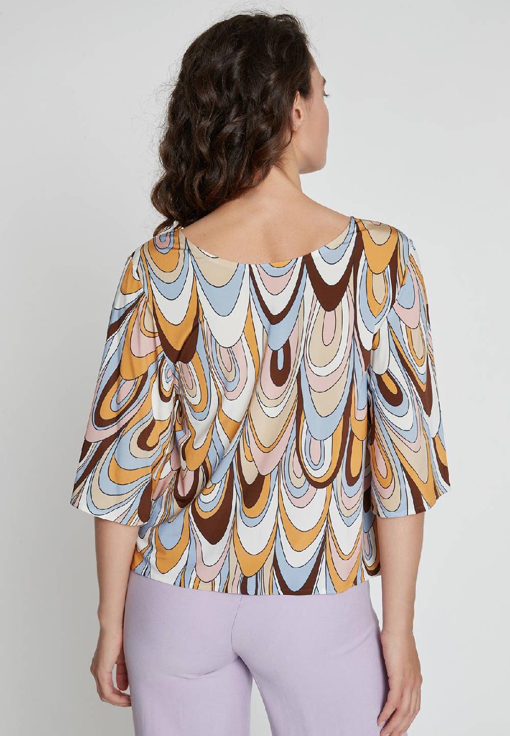 Ana Alcazar Printtop Kibone Neueste Mode