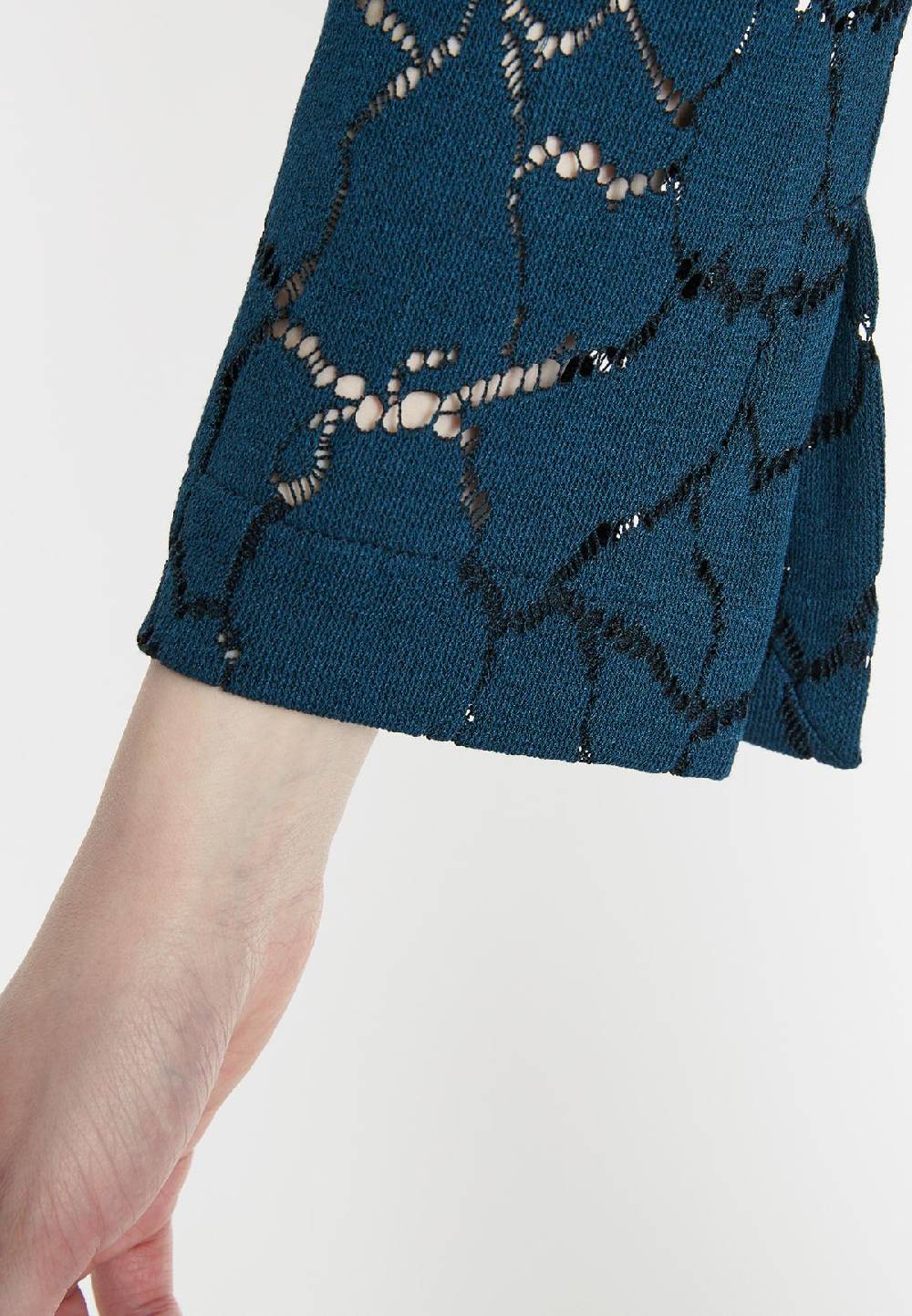 Ana Alcazar Midikleid Sajona Neueste Stile