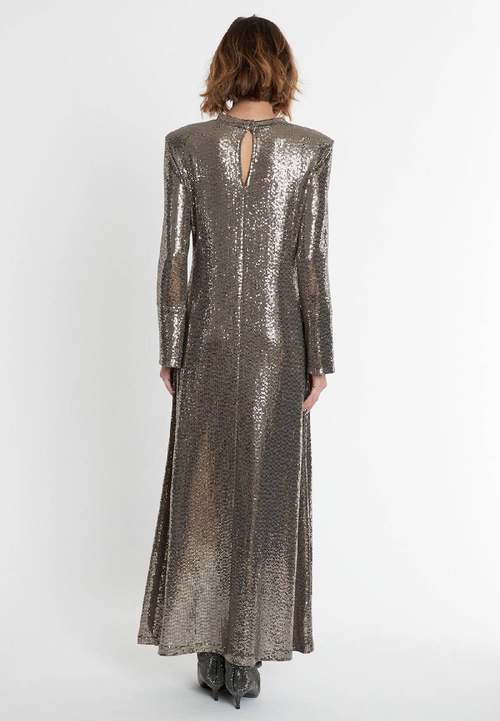 Ana Alcazar Pailletten Maxikleid Sagaty Riesige Rabatte