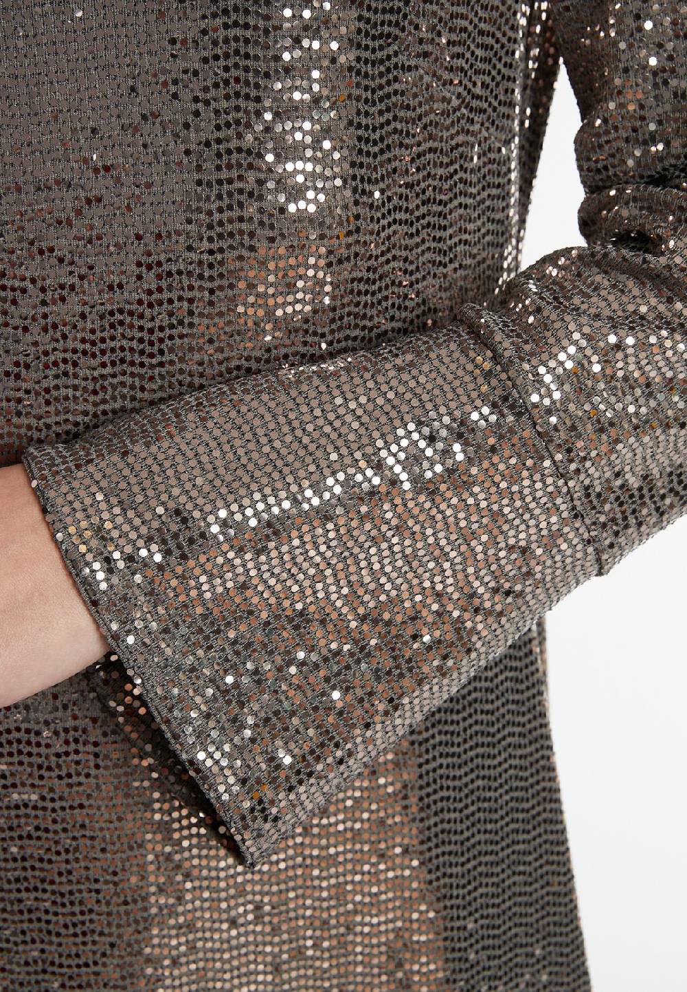 Ana Alcazar Pailletten Maxikleid Sagaty Riesige Rabatte