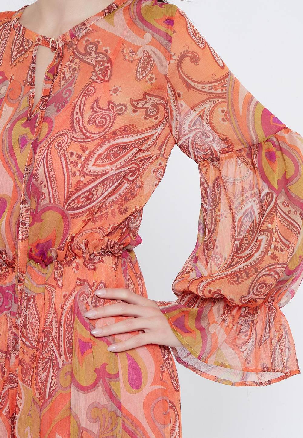 Ana Alcazar Boho-Kleid Asyme Heißer Verkauf